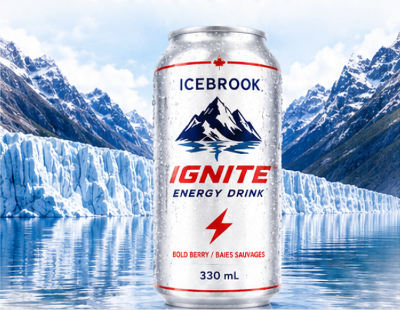 Icebrook IGNITE — Bold Berry energy drink