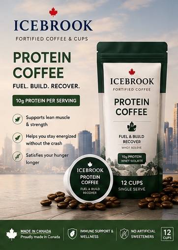 Icebrook Protein Coffee for active lifestyles